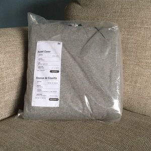 Urban Outfitters Queen Duvet Cover - Grey